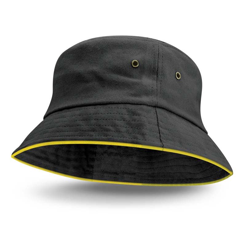 Bondi Bucket Hat - Coloured Sandwich Trim image4